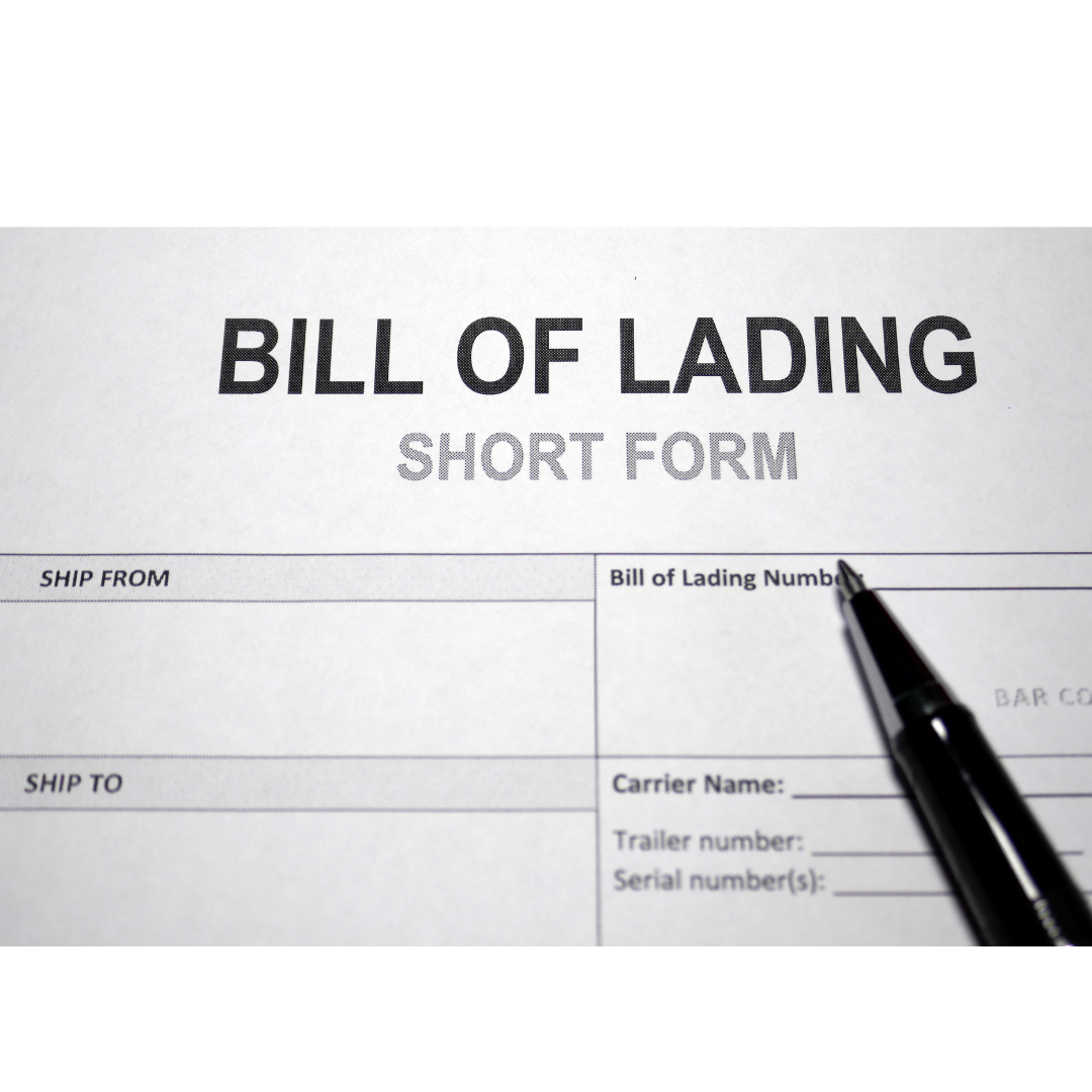 bill of lading form