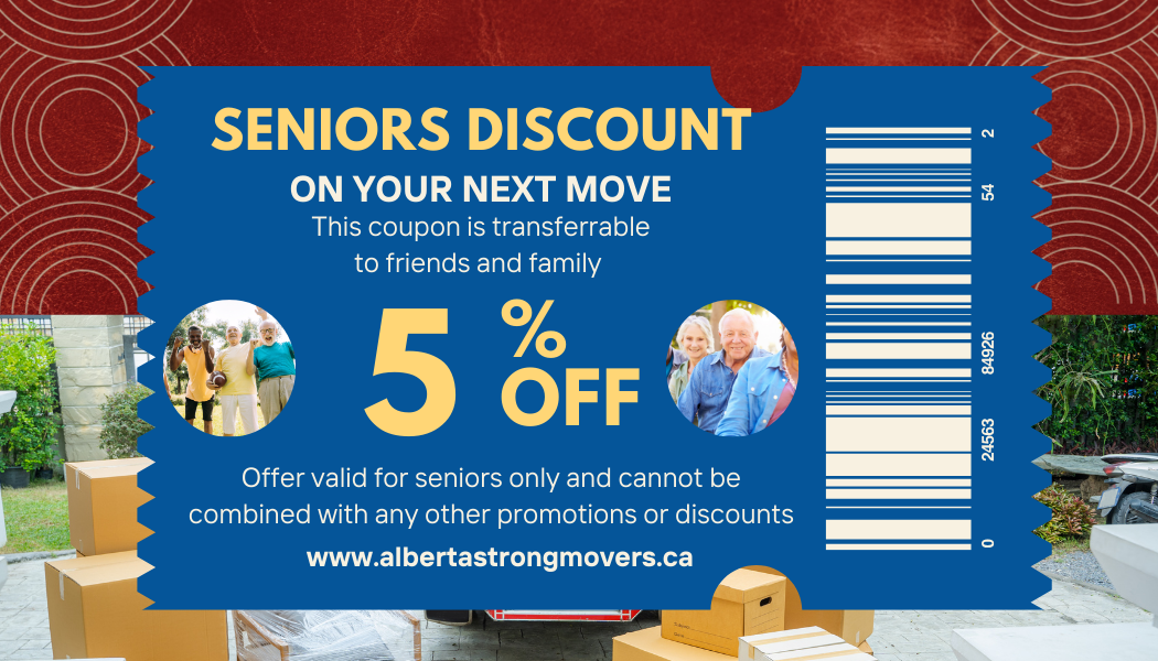 Seniors moving discount coupon