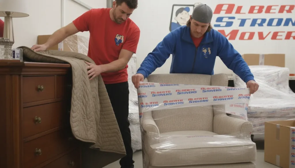 Alberta Strong Movers - wrapping perfectly